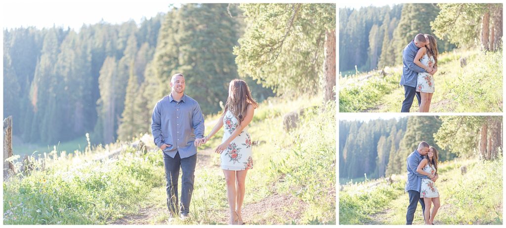 Cuddle Poses Engagement | Grand Mesa photos 