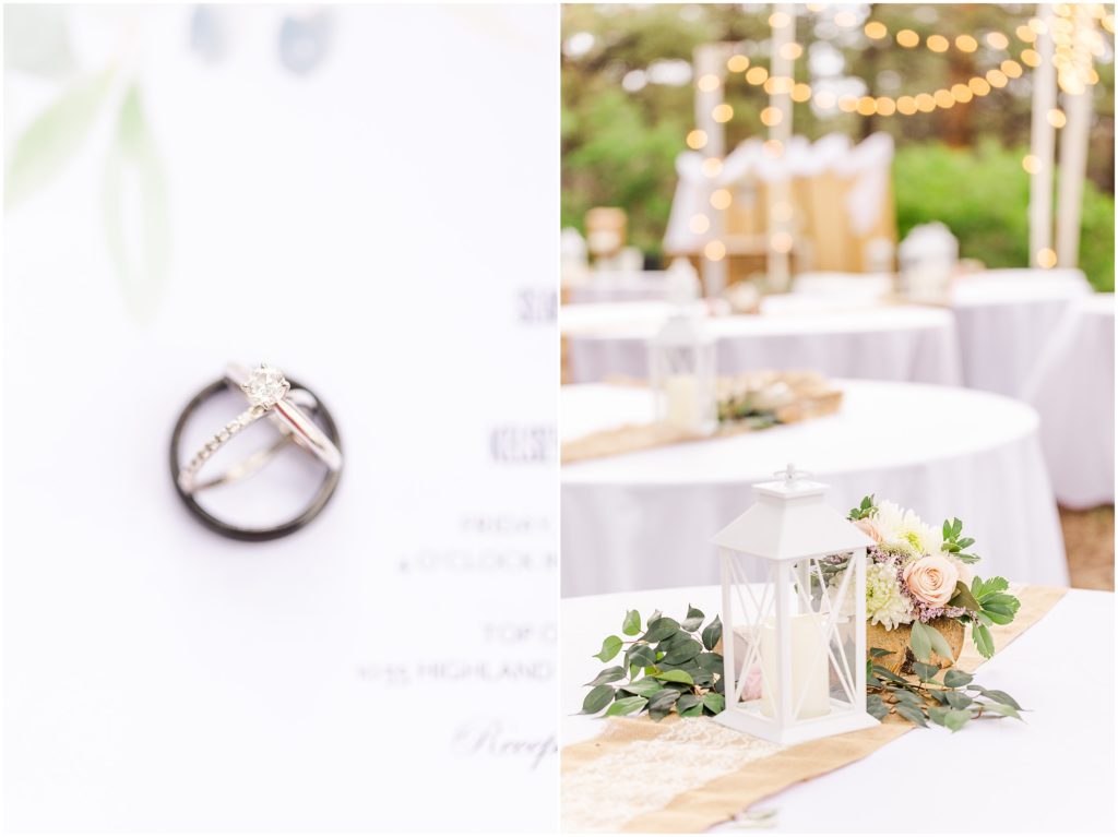 Reception details | Ridgway Wedding Photographer 
