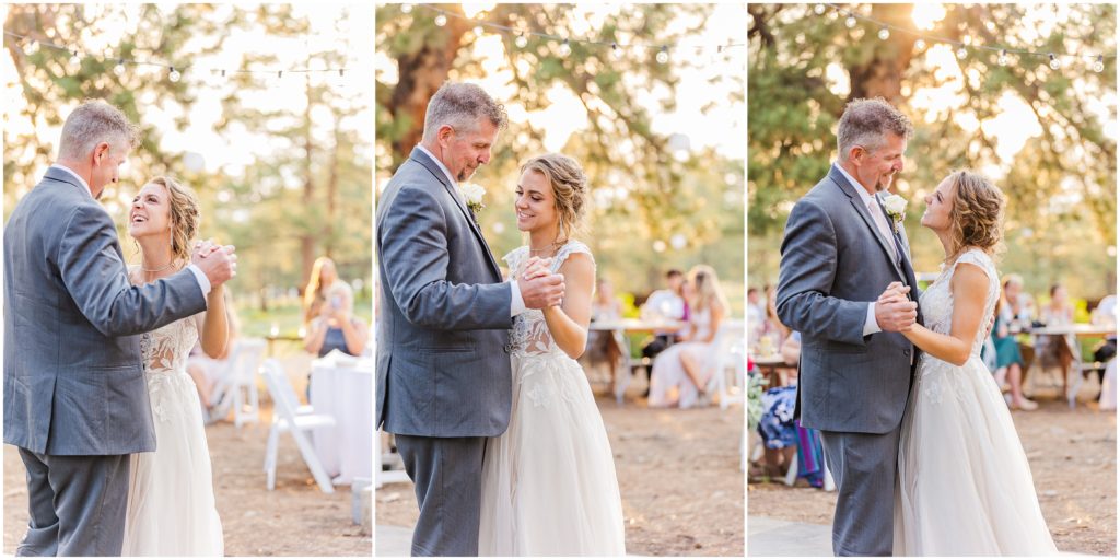 First dance with bride and dad photos
