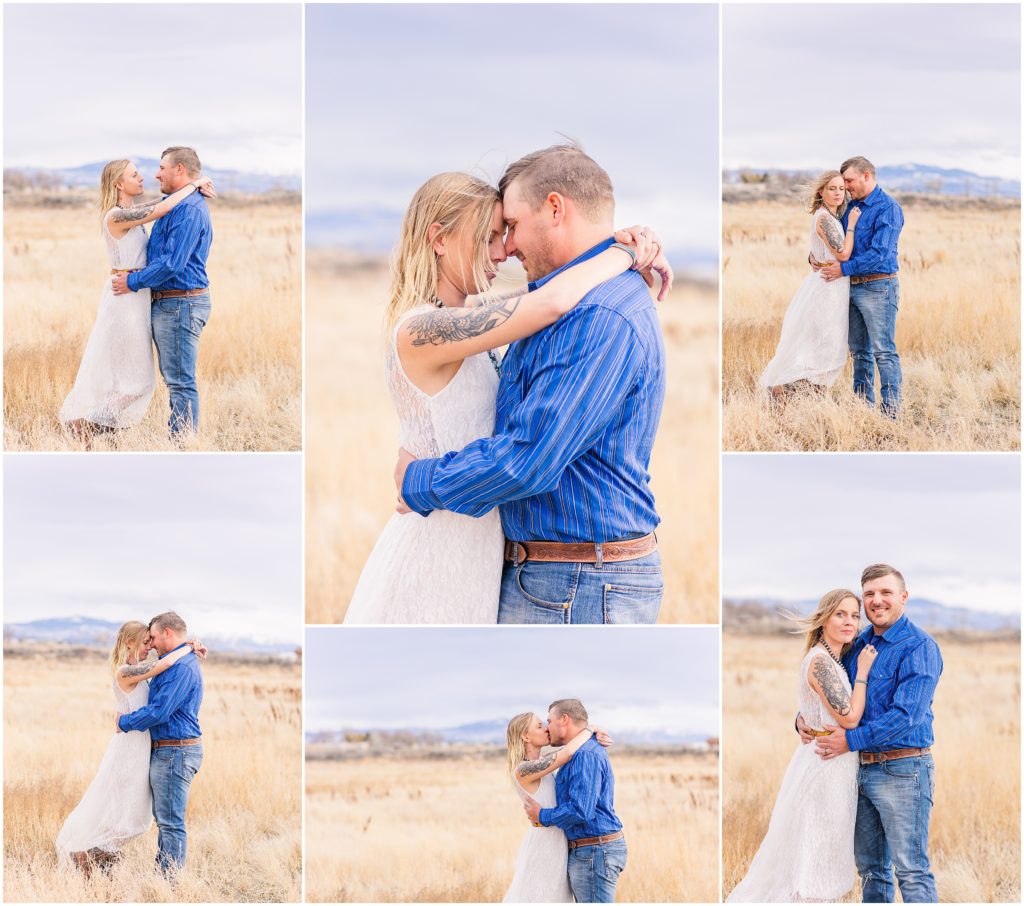 Portraits of engagement session, montrose colorado | Mountain View Engagement 