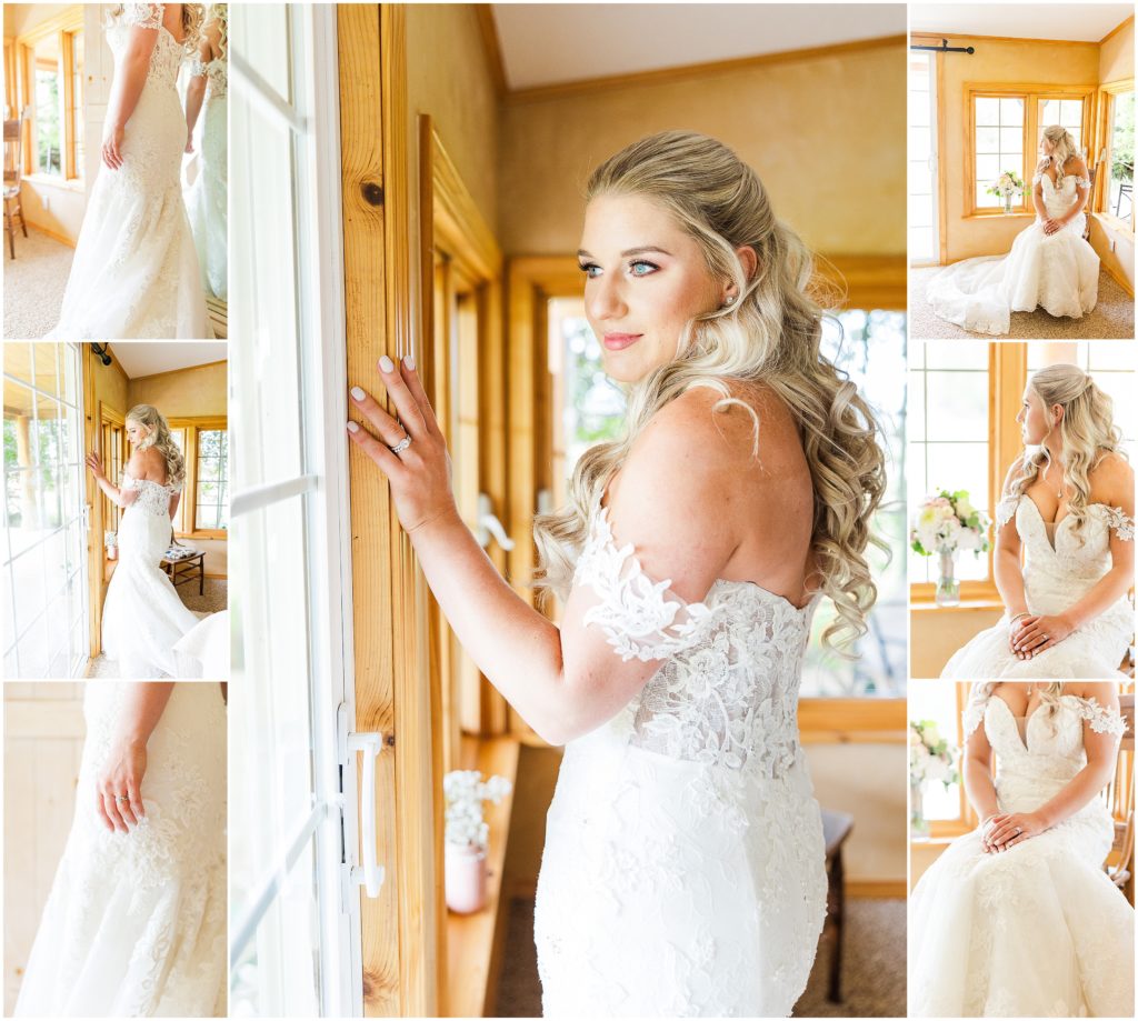 detail bridal images | Antler Ridge indoor bridal suite 