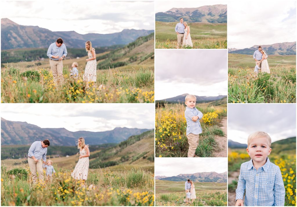 Family photo session in the mountains of CO 