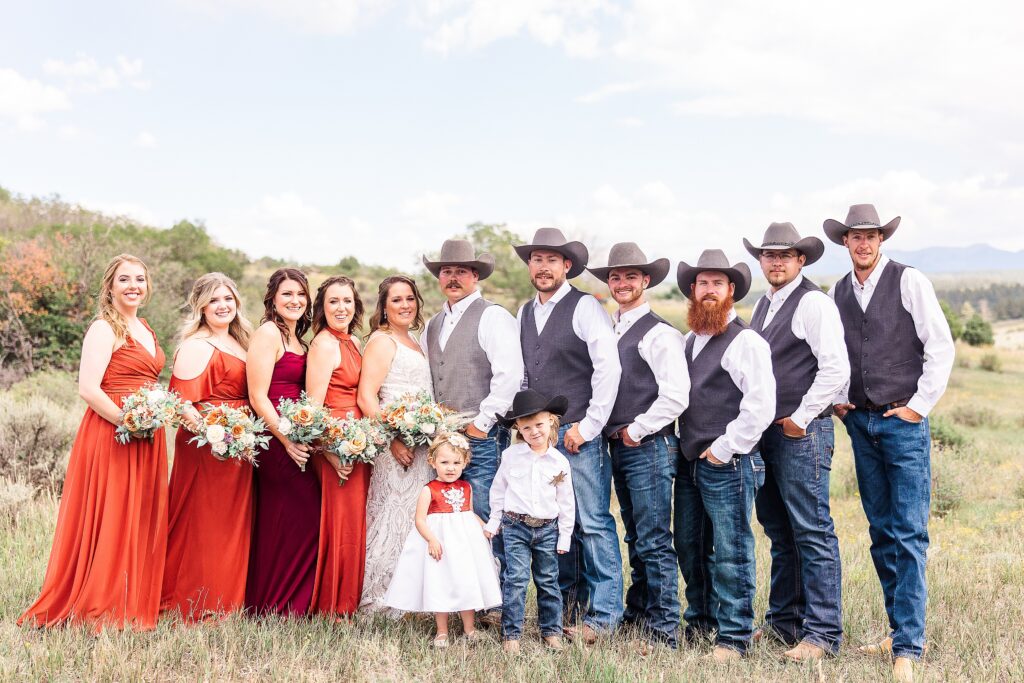 Private Ranch Wedding Party