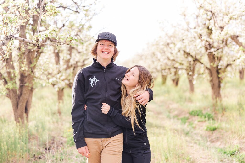 Laughing Brother Sister image
Montrose Colorado Photographer
Montrose family photographer
Orchard Family Session 