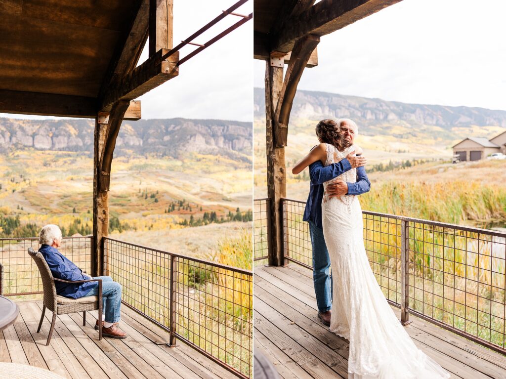 Silverjack wedding
SIlverjack colorado
silverjack mountains
silverjack 
fall wedding in colorado
autumn weddings 
autumn colorado wedding
first look with dad