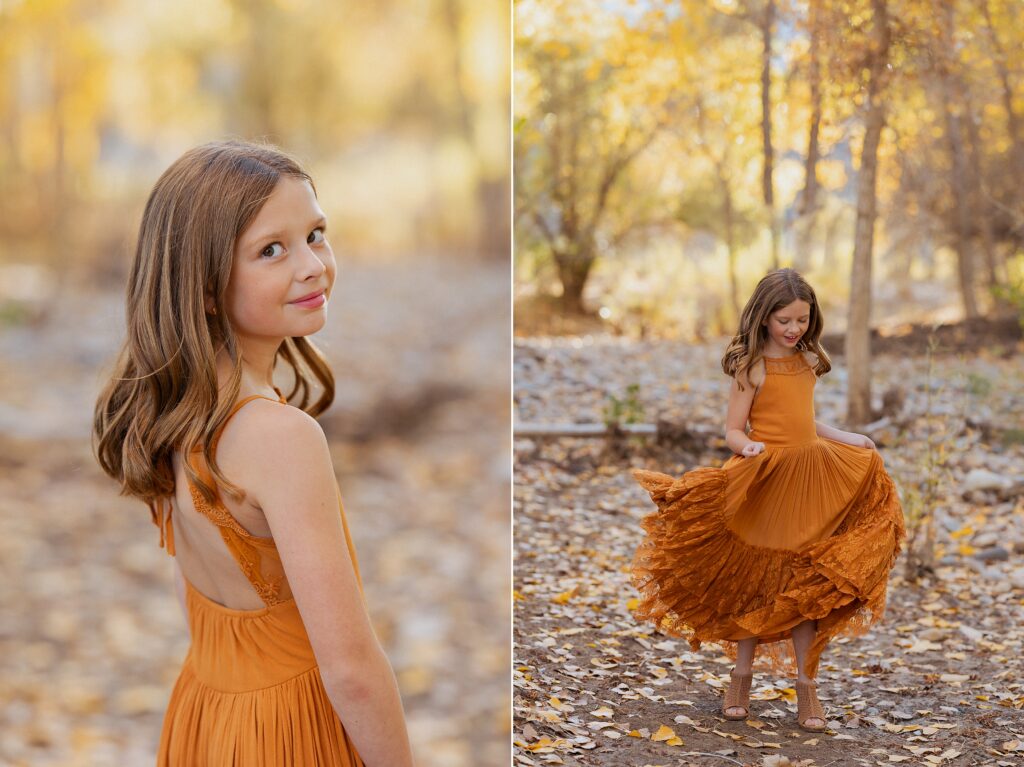 Golden hour family session near Colorado National Monument in Fruita