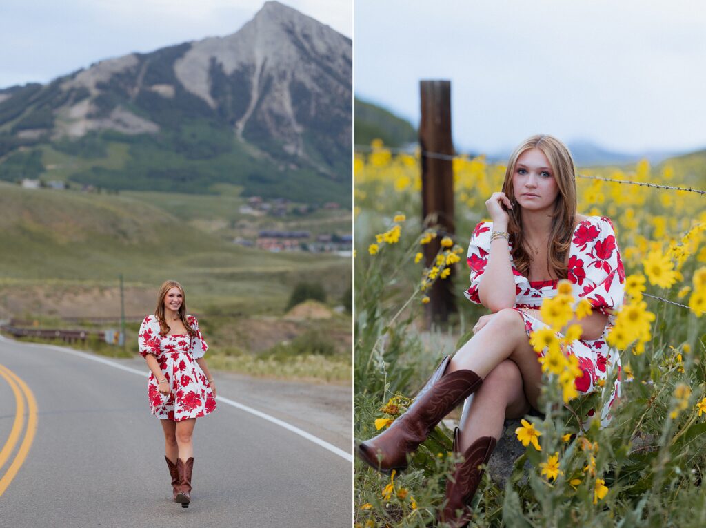 Soft evening light during outdoor session in Crested Butte Colorado