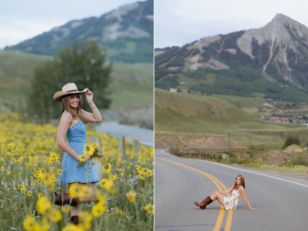 Golden hour family session in Mt Crested Butte Colorado